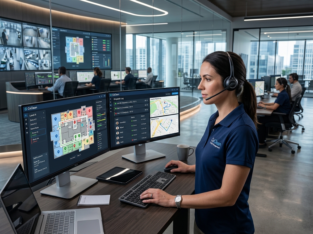 CoClean 24/7 Operations Command & Dispatch Center